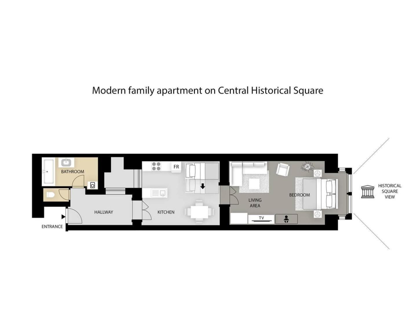 Modern Family Apt. With Central Square Entrance Hradec Králové Buitenkant foto